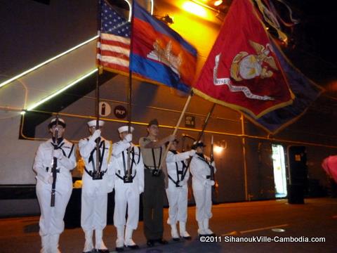USS Essex visits the SihanoukVille Port.  SihanoukVille, Cambodia.