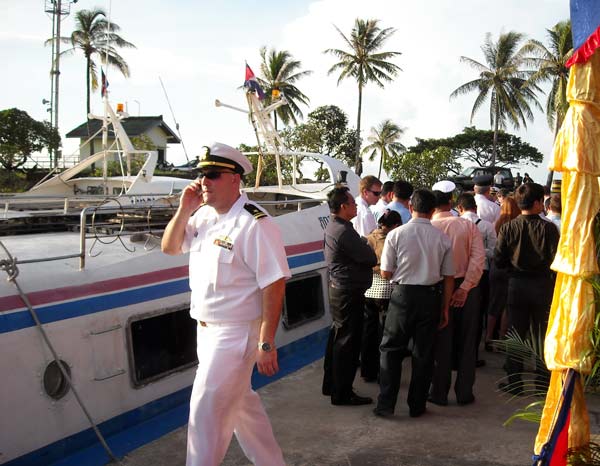 u.s. marines at the sihanoukville port