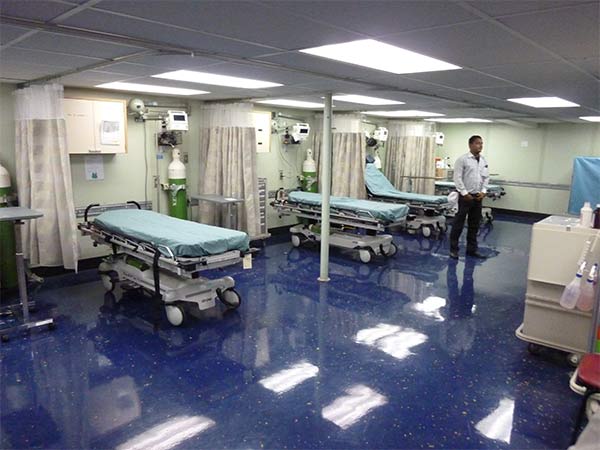 Medical room inside the Mercy 