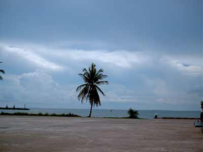 clouds over the sihanoukville port in cambodia