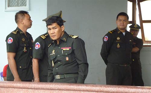 The Cambodian military. 