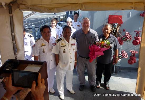 USNS Safeguard visits SihanoukVille, Cambodia.  October 2011.  CARAT Excercises.